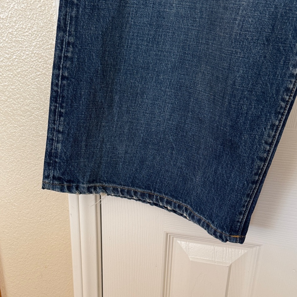 Free People - We The Free Dark Blue Wide-leg Denim NWOT - Picture 8 of 11